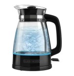 CAFETERA ELEC B+D 1.7LTS KE7000B-LA VIDRIO C/LUZ LED