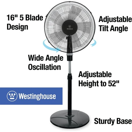 VENTILADOR PEDEST WESTINGHOUSE 16P 70W 72938