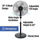 VENTILADOR PEDEST WESTINGHOUSE 16P 70W 72938