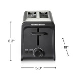 TOSTADOR PANES HAMILTON B 2 REB INOX 22997FG