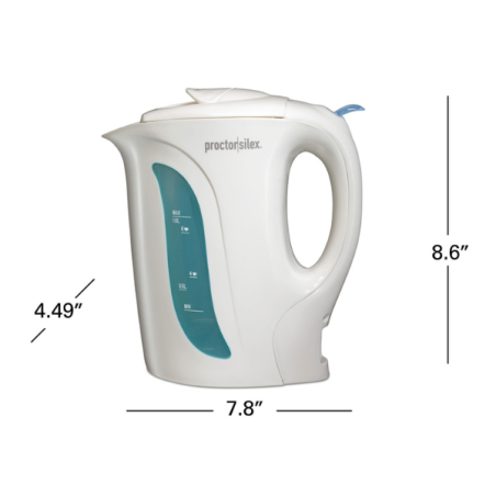 CAFETERA ELEC PROCTOR SILEX BLANCA 1LT K2070G 1000W 