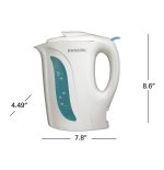 CAFETERA ELEC PROCTOR SILEX BLANCA 1LT K2070G 1000W 