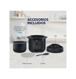 OLLA MULTIUSO OSTER TURBO 5.7L CKSTPCECT57DF2CL NEGRA 