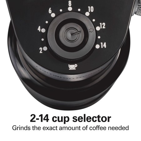 MAQUINA MOLER CAFE HAMILTON B INOX 80385