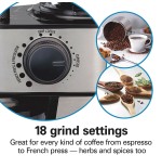 MAQUINA MOLER CAFE HAMILTON B INOX 80385
