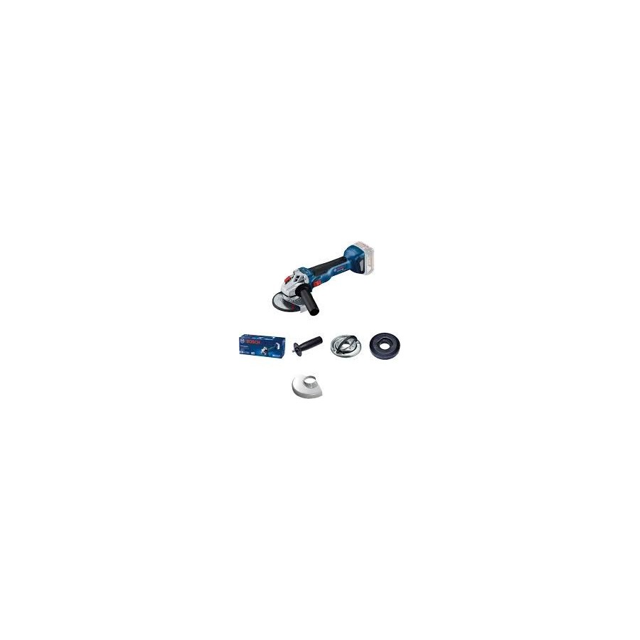 ESMERILADORA INAL BOSCH 4 1/2" GWS 18V-10 + BAT + CARG