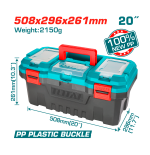 CAJA HERRAMIENTAS TOTAL PLAST 20" 51X30X26 TPBX0201 20KG