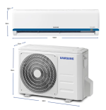 AIRE ACOND SAMSUNG 24K BTU INVERTER AR40F24D0AMNXL 