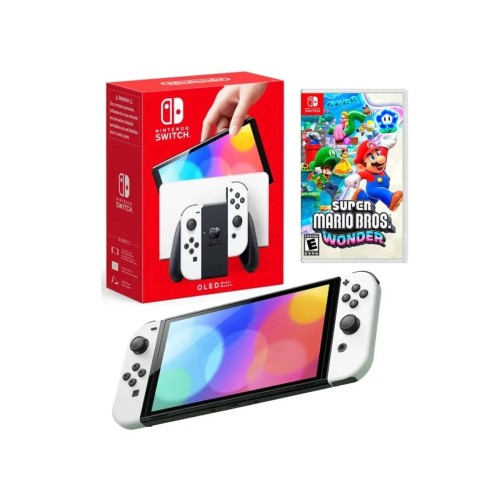 NINTENDO SWITCH OLED 64GB MARIO WONDERS