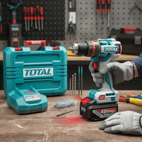 TALADRO INAL TOTAL 1/2" 42V 69NM 1 BAT UTIDLI426981