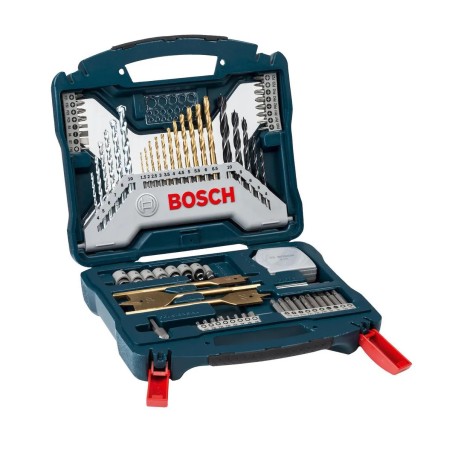 SET X-LINE BOSCH 70PZS P/TALADRAR Y ATORNILLAR 2607017412