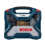 SET X-LINE BOSCH 70PZS P/TALADRAR Y ATORNILLAR 2607017412