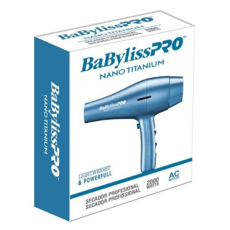 SECADORA BABYLISS LIGHT & POWERFUL 2000W NANO TITANIUM