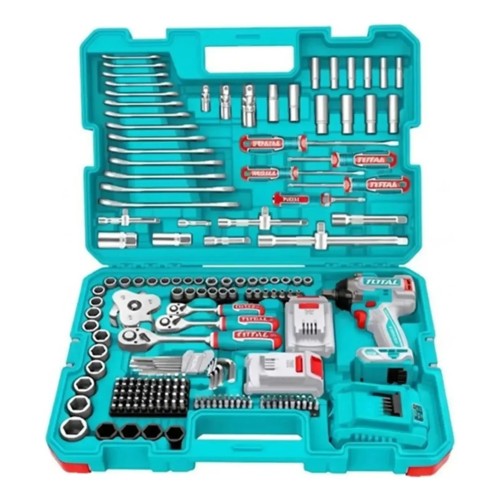 JUEGO HERRAMIENTAS TOTAL 172PCS C/PIST IMP 20V UTHKTHP41728