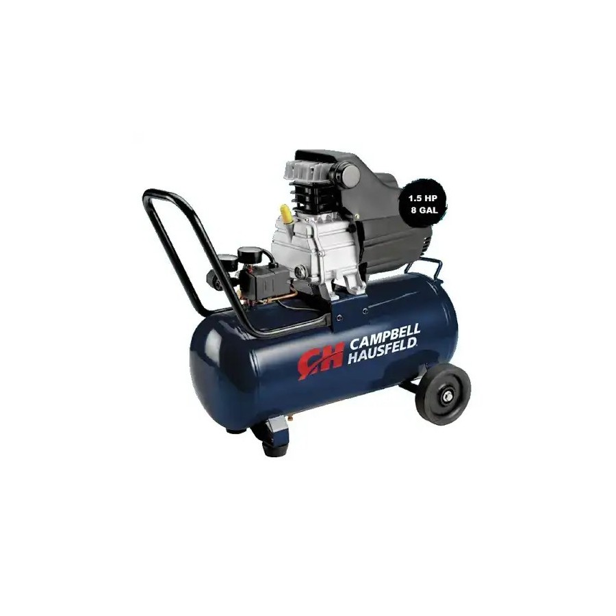 COMPRESOR CAMPBELL 24LT 2HP DC240100DI LUB 120V 1 FASE + KIT PINT
