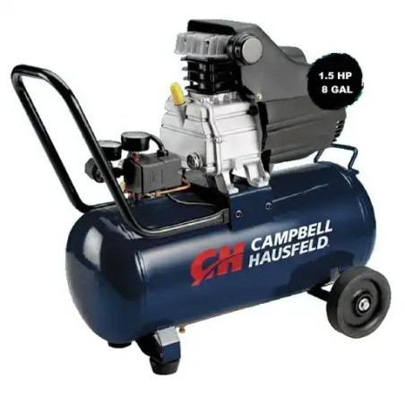 COMPRESOR CAMPBELL 24LT 2HP DC240100DI LUB 120V 1 FASE + KIT PINT