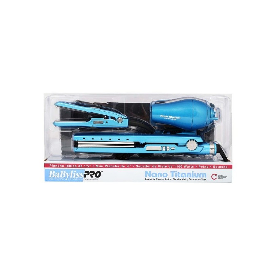 COMBO PLANCHA BABYLISS 1 1/4+1/2" PROM MINI
