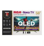 TV QLED RCA 58" SMART 4K RC58QL ROKUTV ISDB-T