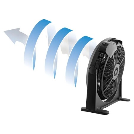 VENTILADOR PISO FAN BREEZE 20" NEGRO BOX 90W PLASTICO ELI2011B