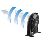 VENTILADOR PISO FAN BREEZE 20" NEGRO BOX 90W PLASTICO ELI2011B
