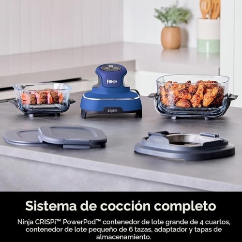 OLLA FREIDORA AIRE NINJA 1.5L CRISPY VIDRIO 4 EN 1 FN101ST