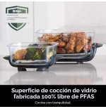 OLLA FREIDORA AIRE NINJA 1.5L CRISPY VIDRIO 4 EN 1 FN101ST