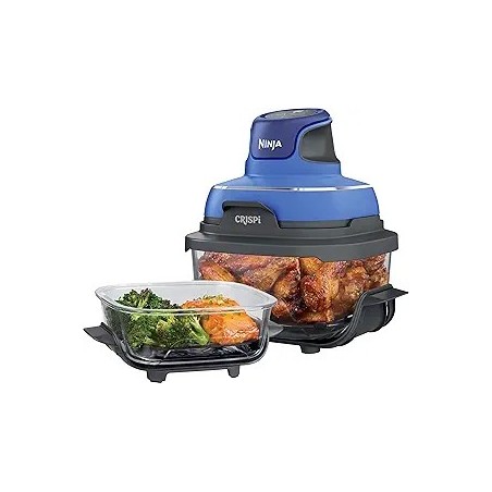 OLLA FREIDORA AIRE NINJA 1.5L CRISPY VIDRIO 4 EN 1 FN101ST