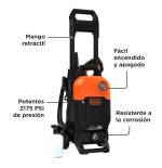 HIDROLAVADORA B+D 1800W 2175PIS BEPWB2000-B3