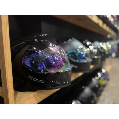 CASCO MOTO ATOMIC VR-588 SOLIDO COLORES VARIADO