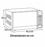 MICROONDAS INDURAMA 0.7CF MWI-20CR INOX