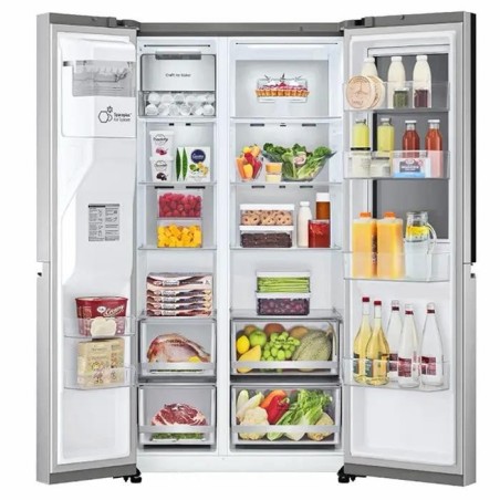 REFRI SXS LG 27CF INOX VS27GNID INVERTER VITRINA