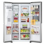 REFRI SXS LG 27CF INOX VS27GNID INVERTER VITRINA