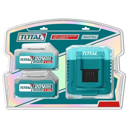 SET CARGADOR TOTAL C/2 BAT 5.0 AH UTFBCPK2513