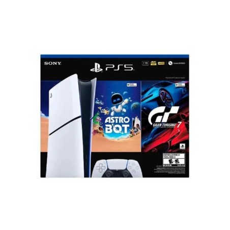 PLAY STATION 5 SONY SLIM DIGITAL 825GB + ASTRO BOT/GT7