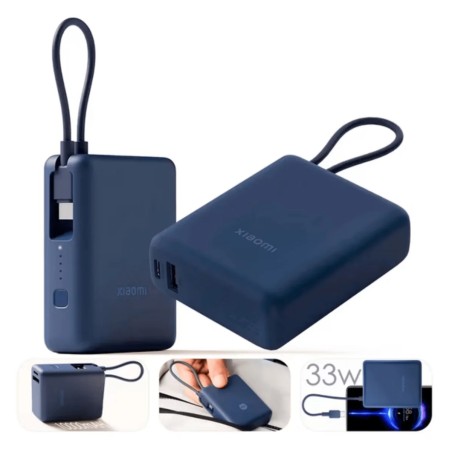POWER BANK XIAOMI 33W 10000mAh/ CABLE