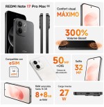 CELULAR REDMI NOTE 17 PRO MAX 5G 256GB/8GB 50+8MP/32MP 6.83"
