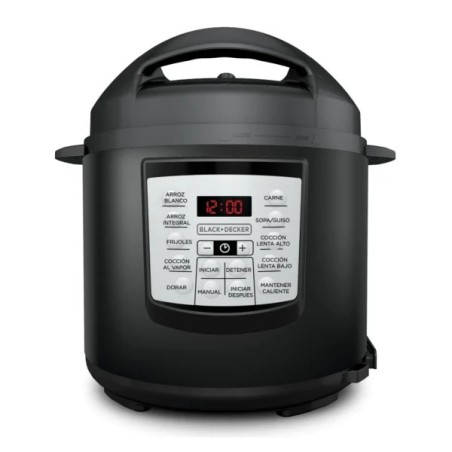 OLLA MULTIUSO B+D DIGITAL 6LTS PR100B NEGRA