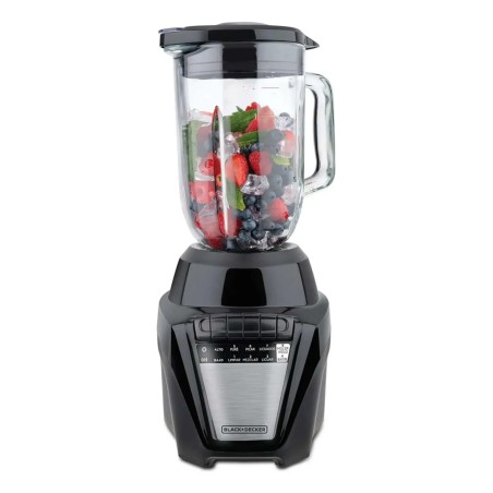 Licuadora BLACK+DECKER Negra - 700 Watts y 8 Velocidades + Pulso, hasta 120 V