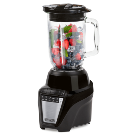 Licuadora BLACK+DECKER Negra - 700 Watts y 8 Velocidades + Pulso, hasta 120 V