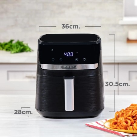 OLLA FREIDORA AIRE B+D 5.5L  PURIFRY DIGITAL AFBD62-1BDLA 
