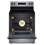 COCINA VITRO WHIRLPOOL 30" WFES3030RS
