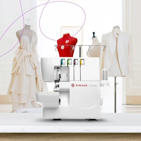 MAQUINA COSER SINGER OVERLOCK SINS0105