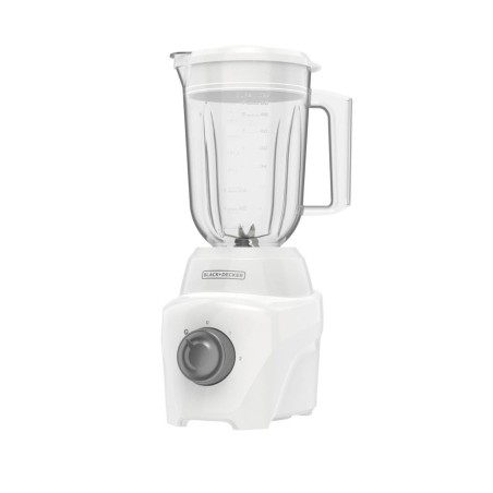 Licuadora BLACK+DECKER - Blanca - con 700 Watts y 2 Velocidades + Pulso