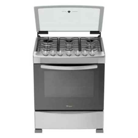 COCINA GAS WHIRLPOOL 30" ACERO LWFR3000D