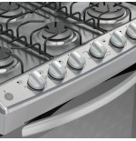 COCINA GAS WHIRLPOOL 30" ACERO LWFR3000D