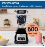 LICUADORA OSTER 2V VIDRIO BOTONES BLSTKAG-BPB NEGRA