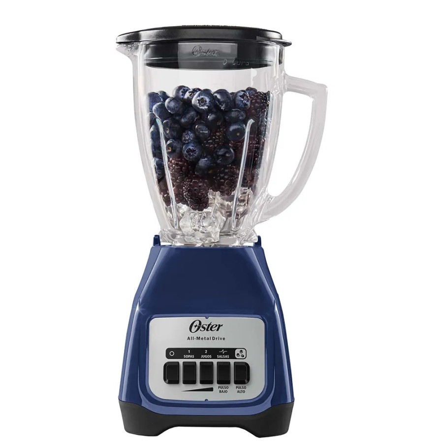 LICUADORA OSTER 2V VIDRIO BOTONES BLSTKAG-LPB AZUL 