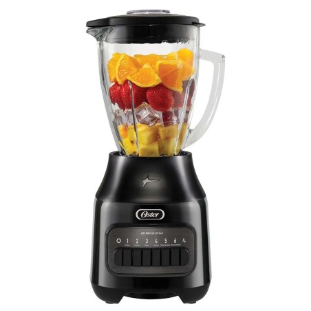 LICUADORA OSTER 6V VIDRIO BOTONES 1.5L BLSTPEG-BPB NEGRA