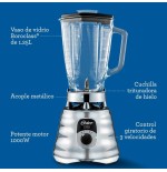 LICUADORA OSTER 3V VIDRIO PERILLA CLASICA BLST4655-013 700W CROM